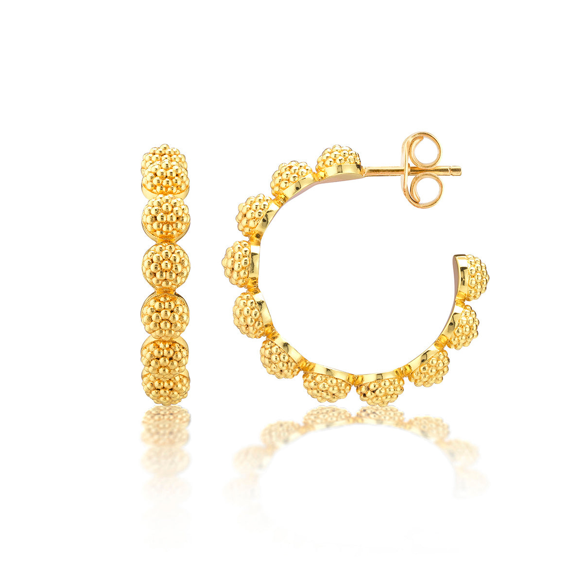 Berry Icon Small Hoops