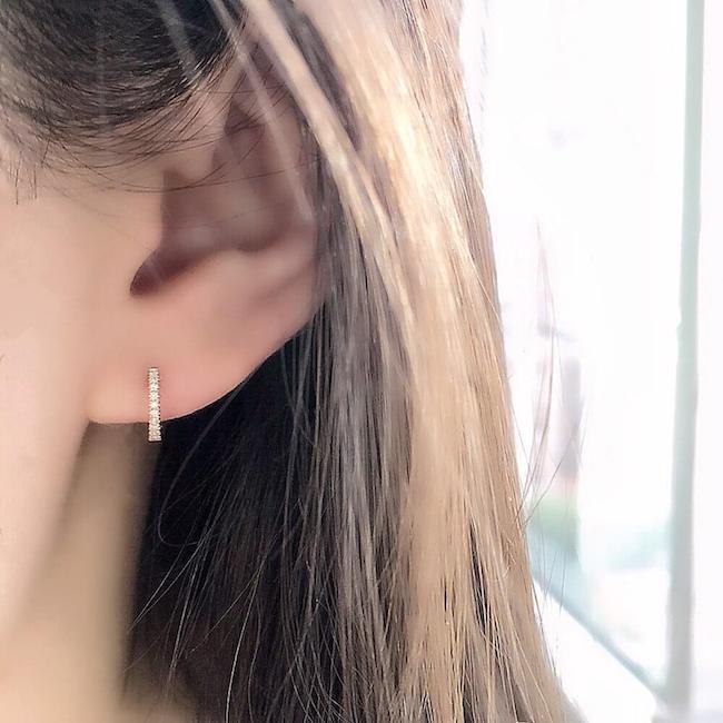 Extra Petite Diamond Huggies