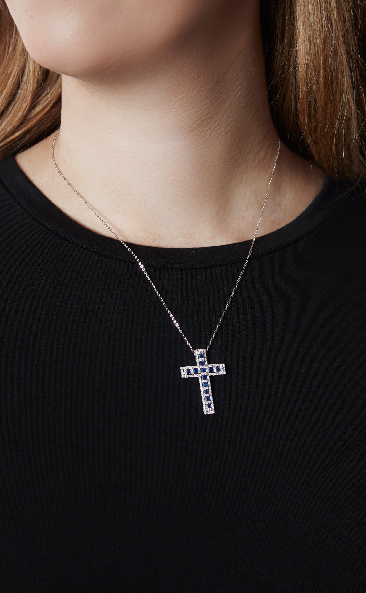 Diamond Double Cross Necklace,Cross Necklace for Women 14K Gold Plated  Layered Trendy Necklace,Large Cross Diamond Pendant Nceklace for Women Boys  Girls Jewelry Gifts (Gold) : Amazon.ca: Clothing, Shoes & Accessories
