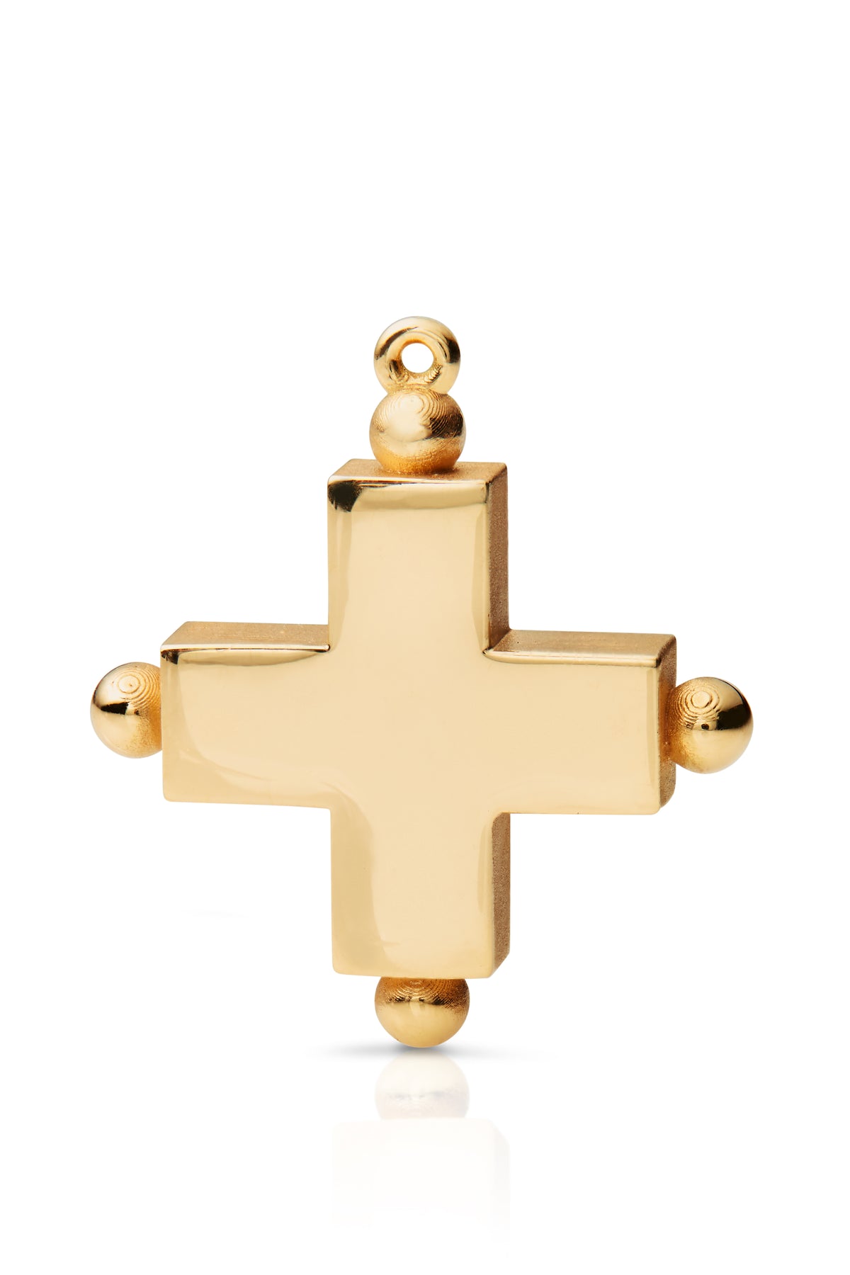 18KY Gold Lydia Cross-Necklaces-Trilogy-Susan Saffron Jewelry