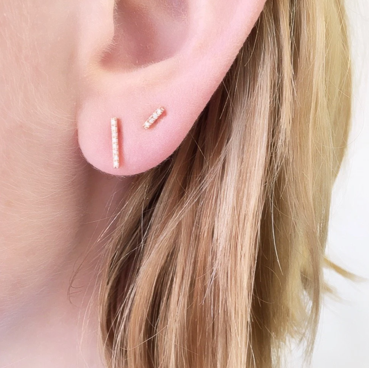 Petite Bar Post Earrings