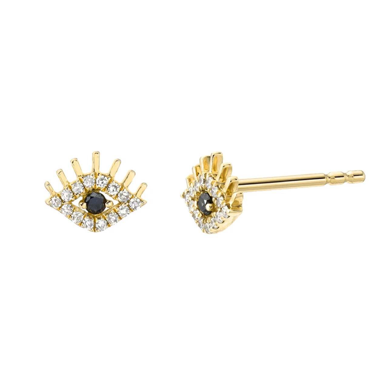 Single Evil Eye Lash Stud