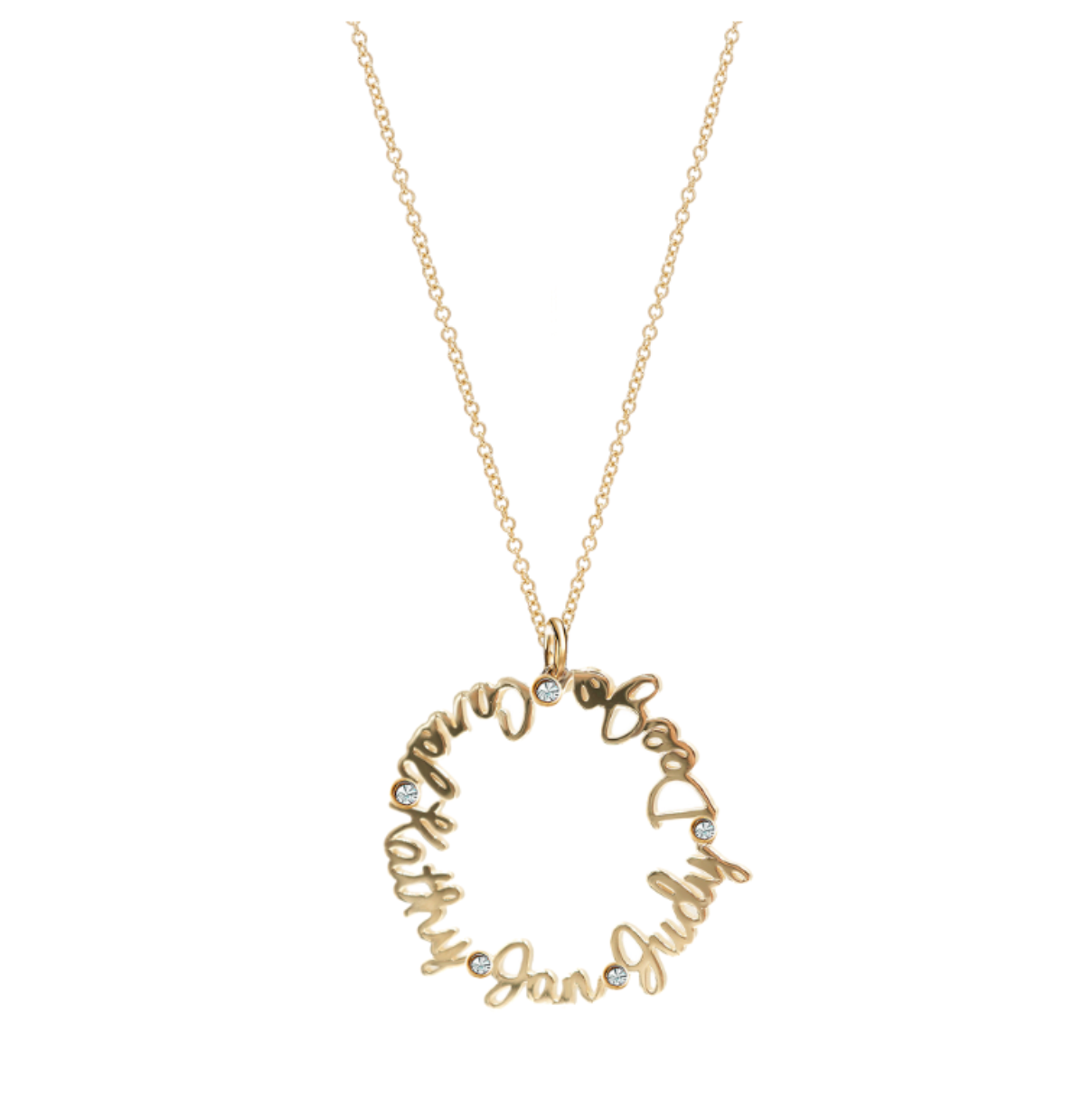 14K Circle of Love Necklace