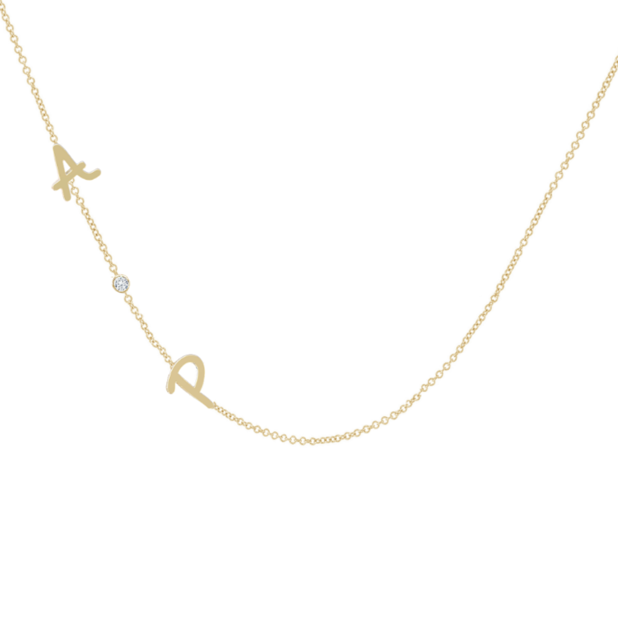 Tiny Treasure Multi Initial necklace