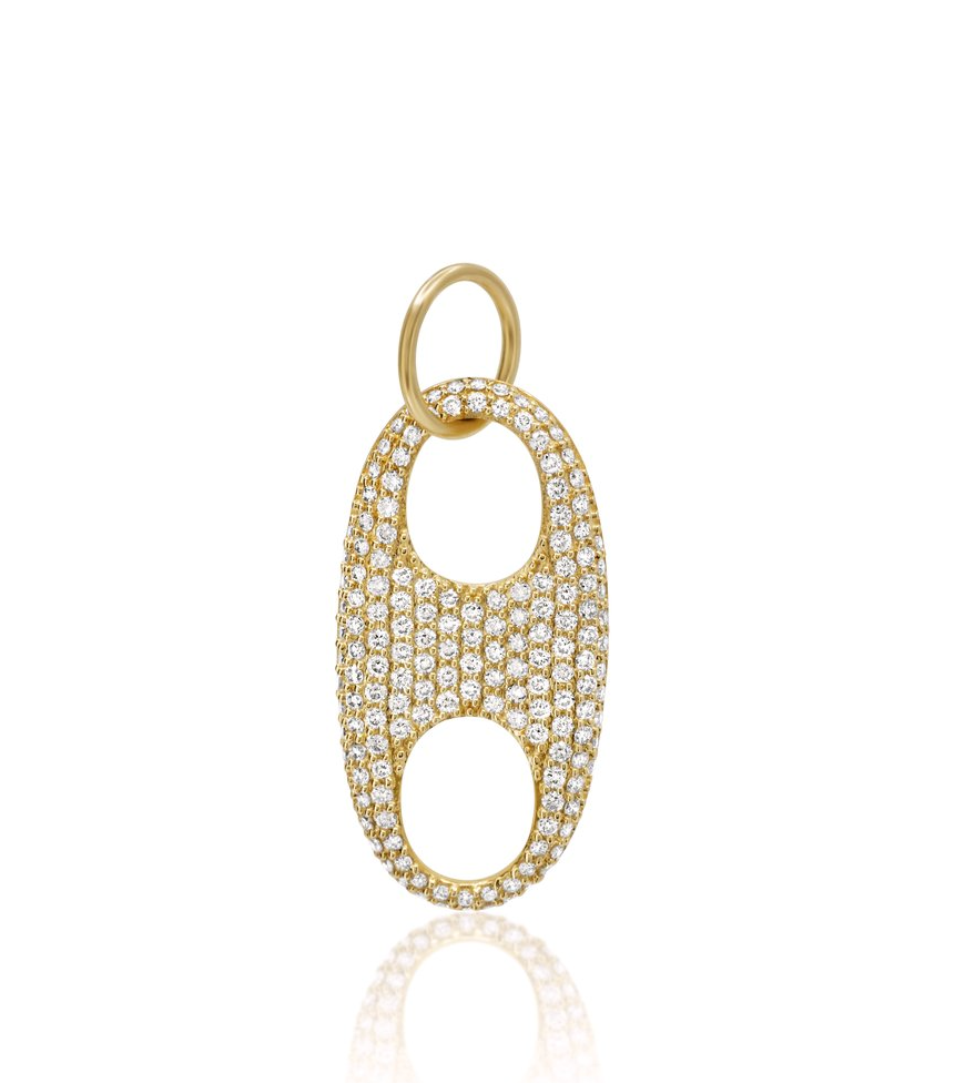 Pave Mariner Link Charm