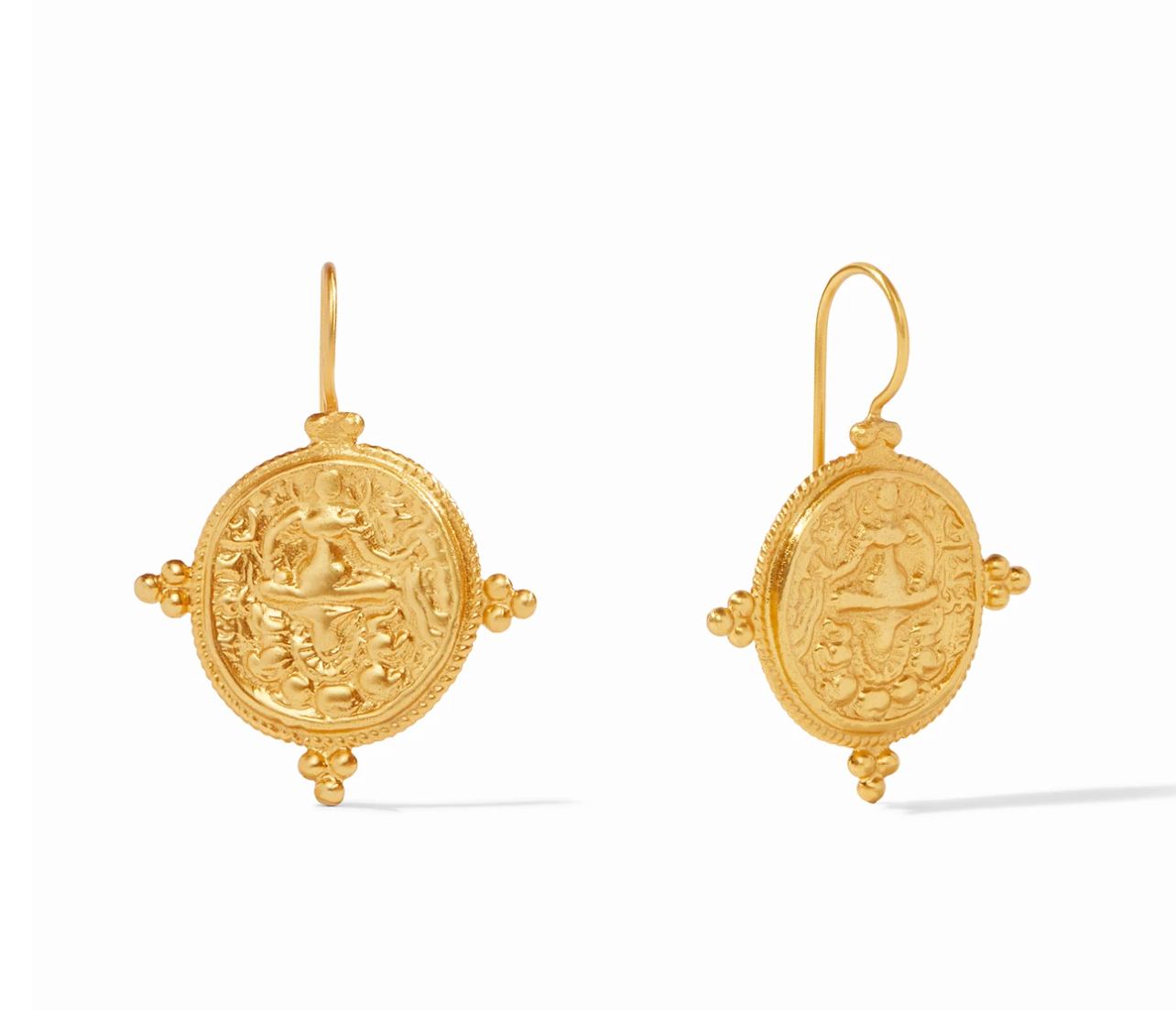 Quatro Coin Earring