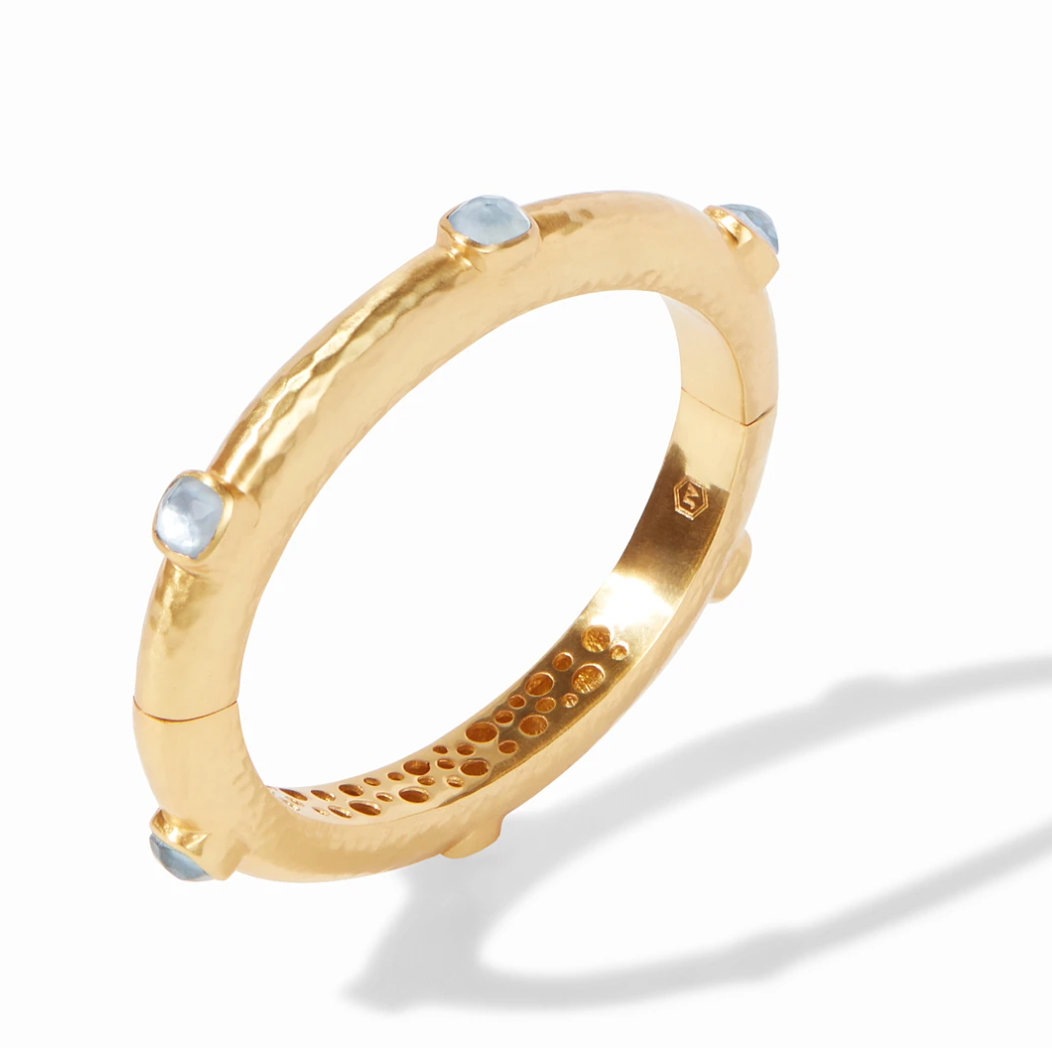 Catalina Hinge Stone Bangle