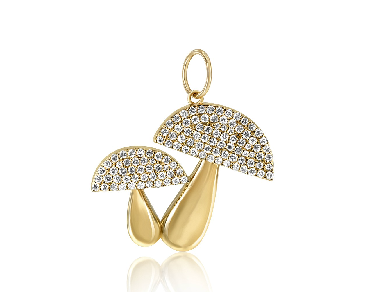 14KY Mushroom Charm