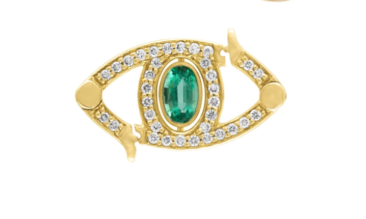 14KY Eye Motif Closure Lock