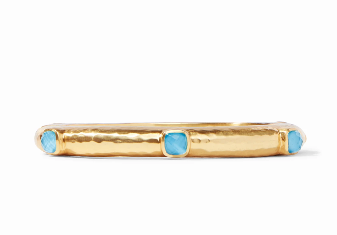 Catalina Hinge Stone Bangle