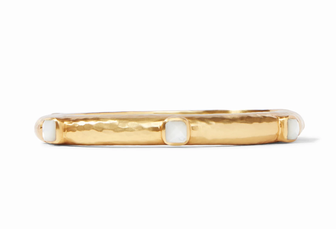 Catalina Hinge Stone Bangle