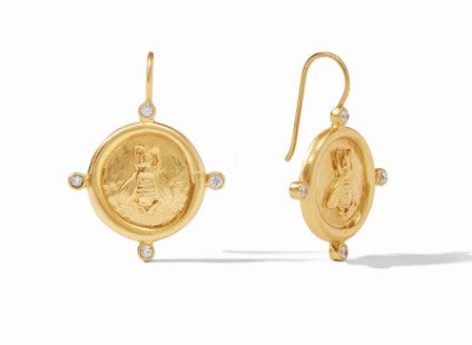 Bee Cameo Earrings