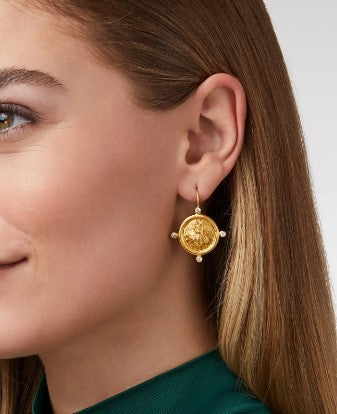 Bee Cameo Earrings