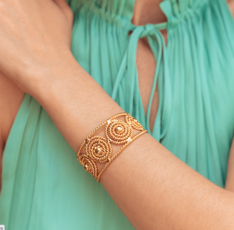 Manchette Spirale Cuff-Gold