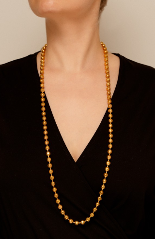 Collier Mantra Gold Chain 34"