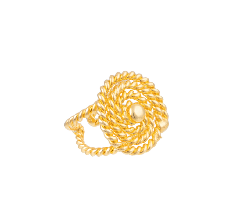 Bague Spirale Gold Ring