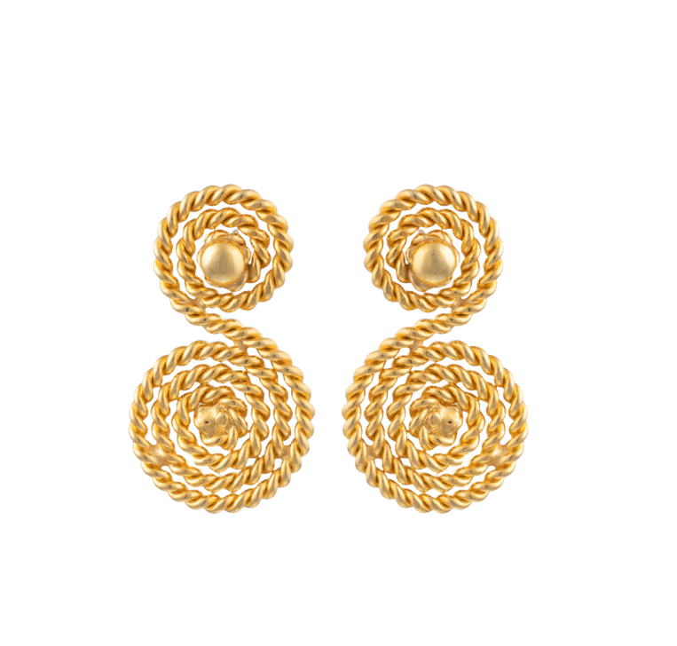 Boucles d’oreille Spirale Gold Earrings