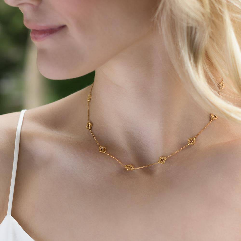 Florentine Demi-Delicate Gold Necklace