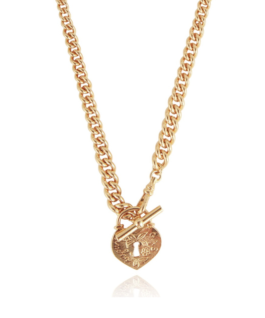 Locked Necklace Gold